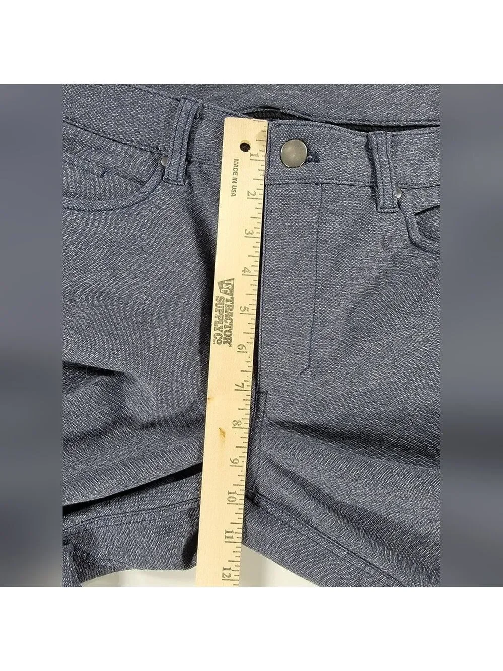 Lululemon Pants Mens 34x31 ABC Pant Slim Tech Canvas Heather Blue Golf Stretch - Picture 12 of 13